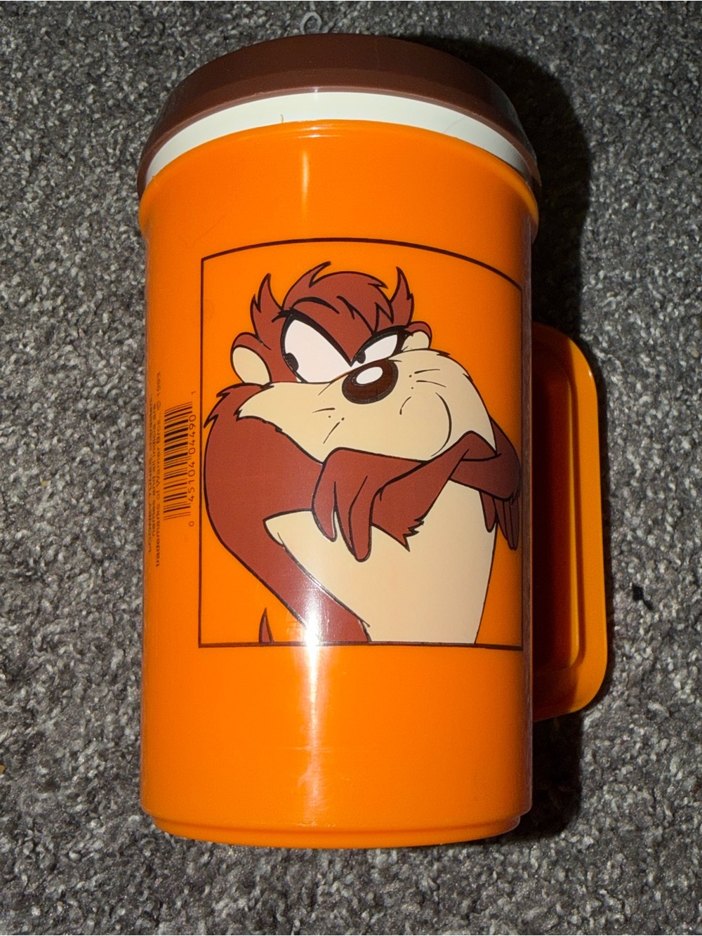 Super Thermo Warner Bros. Looney Tunes Tazmanian Devil Taz Character Cup Vintage